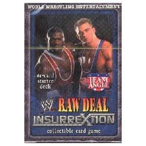  WWE Raw Deal InsurreXtion Starter Deck Team Angle Shelton 