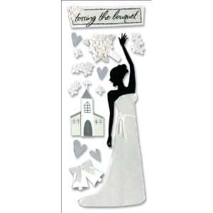  A Touch Of Jolees I Do Wedding Dimensional Sticker
