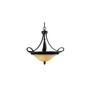  Golden Lighting 8106 BP3CDB Torbellino 3 Light Ceiling 