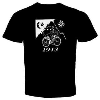 dr hoffman 1943 bike acid party trance new t Shirt  
