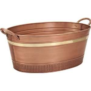   Copper Oval Tub By Behrens Manufacturing Patio, Lawn & Garden