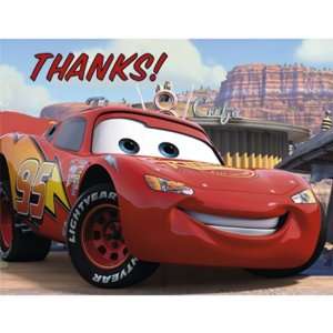  Disney CARS Thank You Notes   8 Count Toys & Games