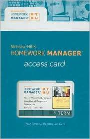 Homework Manager to accompany Essentials of Corporate Finance 