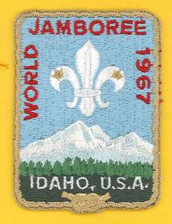 1967 World Scout Jamboree Official Participants Patch  
