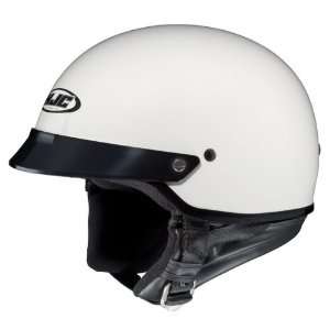  HJC CS 2N White Half Helmet Medium Automotive