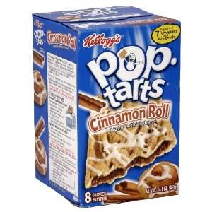 Kelloggs Pop Tarts Cinnamon Roll, 8 Count Box (Pack of 6)  