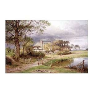   Cottages   Poster by Benjamin W. Leader (34 x 24)