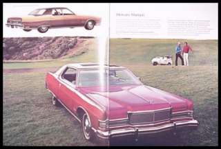 1973 Mercury Prestige Brochure  Cougar XR7 Monterey  
