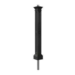   5836 BK Liberty Lamp Post with 89 Inch Aluminum Ground Mount, Black