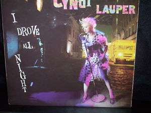 CYNDI LAUPER I DROVE ALL NIGHT AUSSIE 7in RECORD P/S  