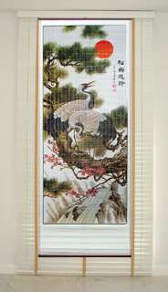 Wall Scroll Grus and Sun #1 Asian Beautiful Picture  