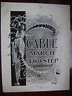 1903 sheet music cable march 2 step piano cable co