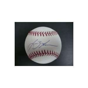  Lance Berkman Autographed Ball   Autographed Baseballs 