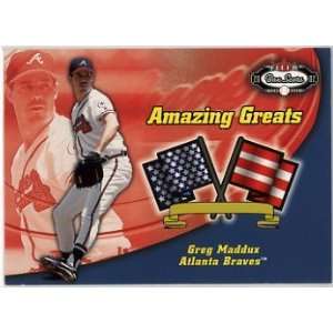  Greg Maddux Atlanta Braves 2002 Fleer Box Score Amazing 