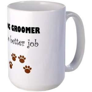 Dog Groomer Job Pets Large Mug by   Kitchen 