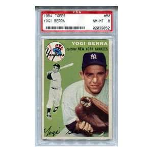  Yogi Berra Unsigned 1954 Topps Card