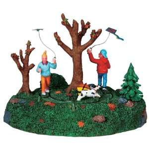   Harvest Crossing Village Autumn Flying Kites Table Accent Piece #94015