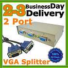 Port VGA LCD TV Monitor Video Switch Box w/VGA Cable