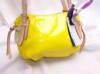 Dooney & Bourke YELLOW Venus Patent Small Nina Bag A201459 #94  