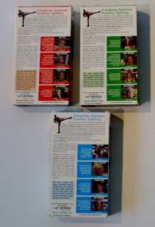 Tae Bo Workout   Set of 3 Instructional, 8 Minute workout and 