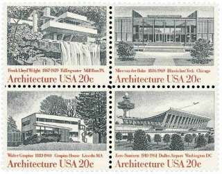 1982 20c Architecture Scott 2019 22 Mint F/VF NH  