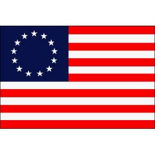  2 ft. x 3 ft. Betsy Ross Flag Cotton Embroidered Stars 