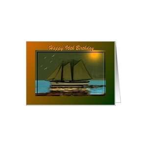  96th Birthday / age specific / Ship At Sea Card Toys 