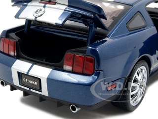   of 2008 ford shelby mustang gt 500kr vista blue with silver stripes