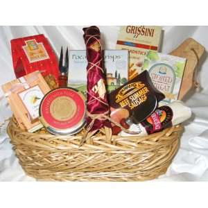 Picnic Getaway Gourmet Gift Basket with a Personalized Card  