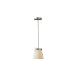 Home Solutions P1176BS Tribeca 1 Light Mini Pendant in Brushed Steel 