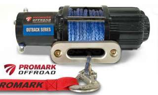   Offroad 4500 lb ATV Winch Package 4500lb with Blue Synthetic Rope U1