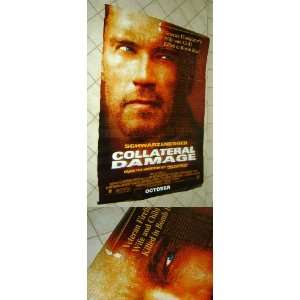  Collateral Damage Original Movie Banner 2001 RARE 