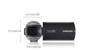 Samsung HMX Q10 Compact Full Memory Camcorder (Black)  