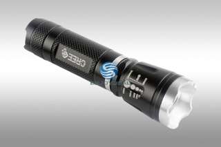 Zoomable 3 Mode CREE Q5 LED Flashlight Torch 300 lumen Assault 
