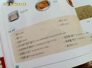 KOREAN PHOTO DICTIONARY Book ~Hangul Kpop Learn Study Cook Food SNSD 