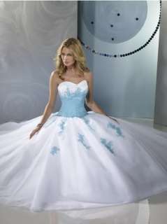 white Quinceanera dress/Prom dresses/Evening Dresses/pageant dresses 