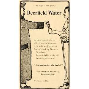  1904 Ad Antique Deerfield Water Company Ohio Pure Golf 