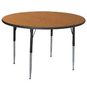  Round Adjustable Height 48 Activity Table with Armor Edge 