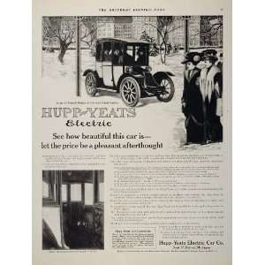  1911 Ad Antique Hupp Yeats Electric Car Vintage Auto 