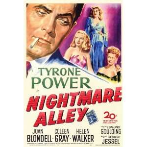  Nightmare Alley (1947) 27 x 40 Movie Poster Style A