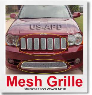 09 10 Jeep Grand Cherokee SRT8 Mesh Grille Combo  