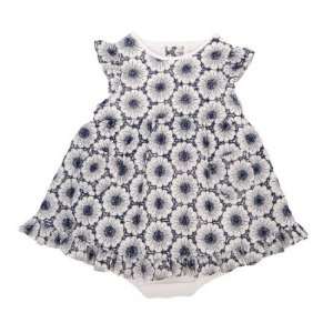 gracie embroidered bloomer dress   navy poppy cotton 