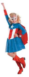   Captain America Girl Classic Toddler/Child Costume 