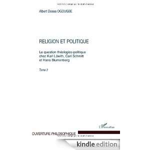   Schmitt et Hans Blumberg (Ouverture philosophique) (French Edition