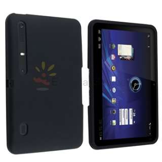 For Motorola Xoom Tablet Black Silicone Gel Soft Skin Case Cover 