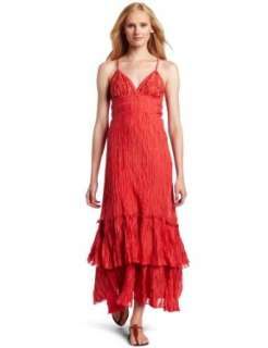  French Connection Womens Edith Embroidery Maxi Dress 