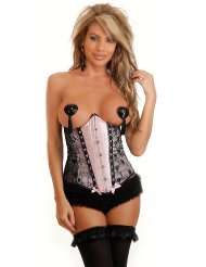  Plus Size, Pink Exotic Corsets & Bustiers