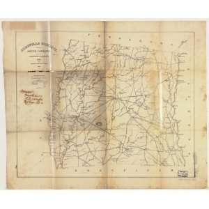  1825 map Abbeville County South Carolina