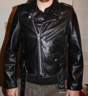 DALLAS LEATHERS leather motorcycle jacket 20 LARGE XL  