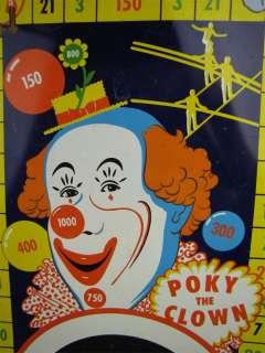 Wyandotte One Target Game #214 Poky the Clown w/ Box  